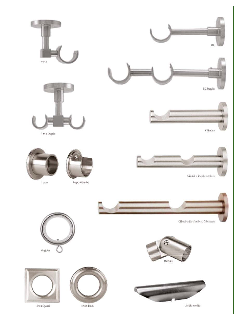 Inox Ø30 e Ø20mm – Varões Decorativos | Morgandy 3