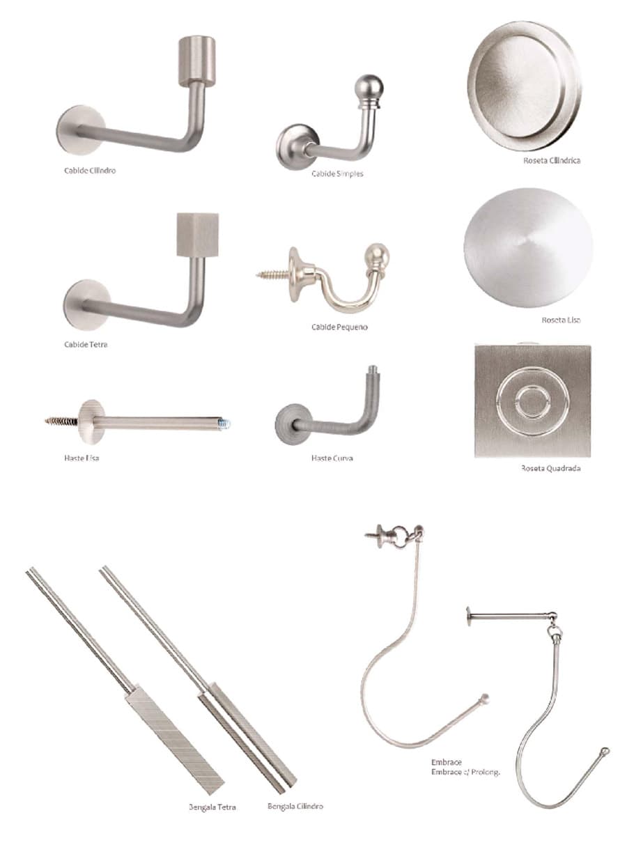 Inox Ø30 e Ø20mm – Varões Decorativos | Morgandy 2